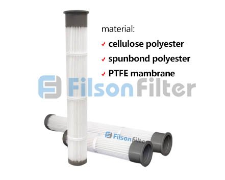 Pleated Filter Cartridge Dust Collector