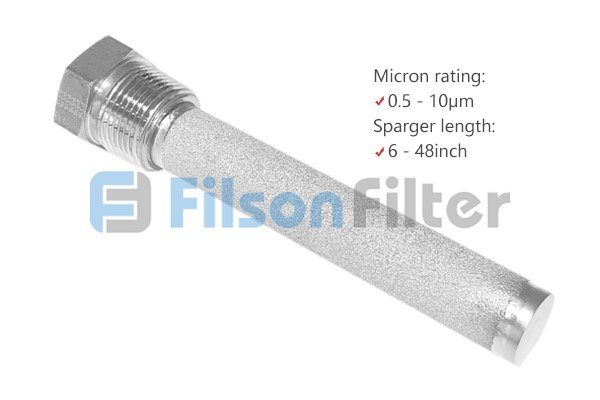 Stainless Steel Sintered Sparger
