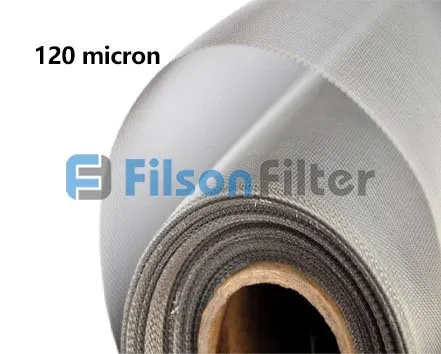 120 Micron Stainless Steel Mesh