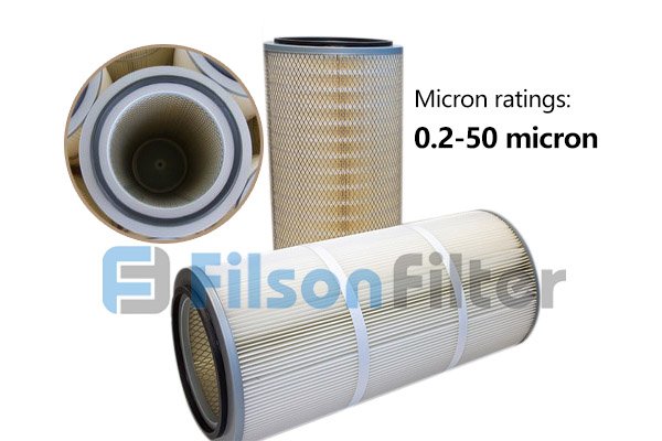 polyester filter cartridge for industrial applications