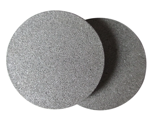 Sintered stainless steel filter disc