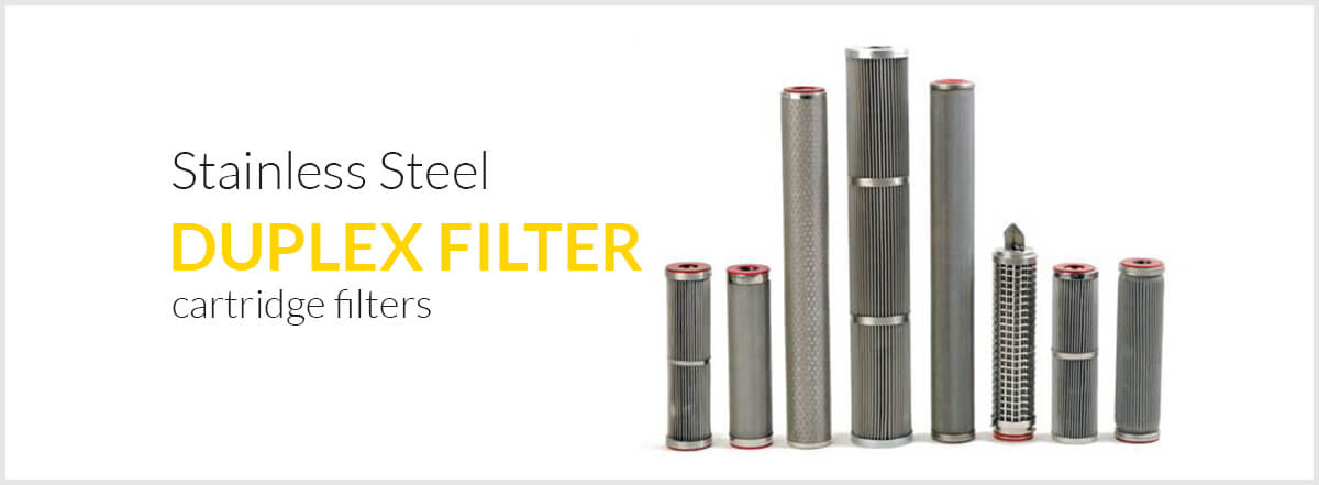 Stainless steel cartridge filters