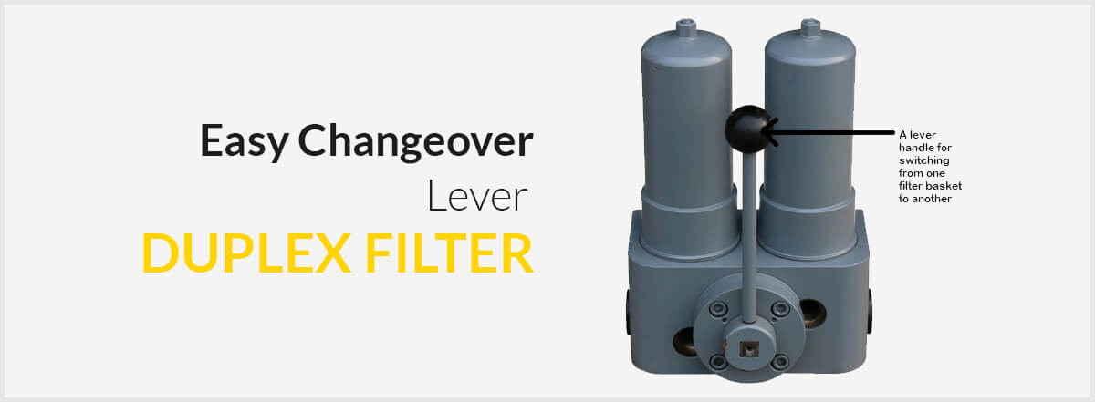 Lever for easy changeover