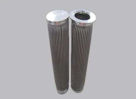 Pleated candle filter element
