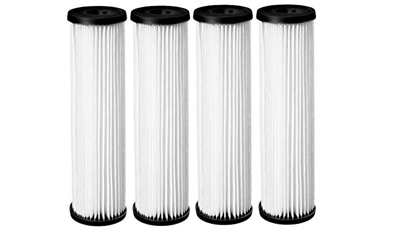 Pleated cellulose filter