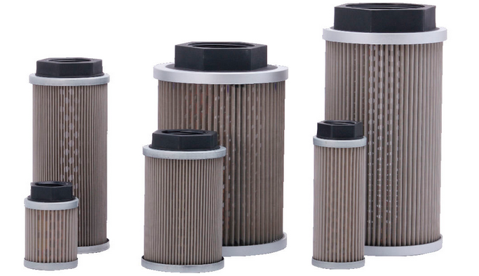 Different sizes of hydraulic filter element