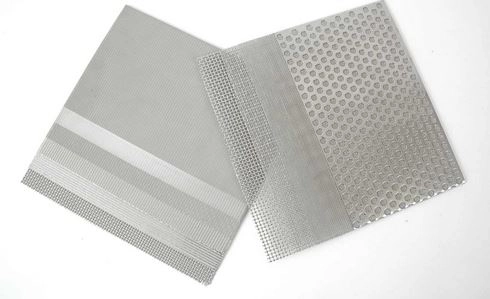 Sintered metal filter plate