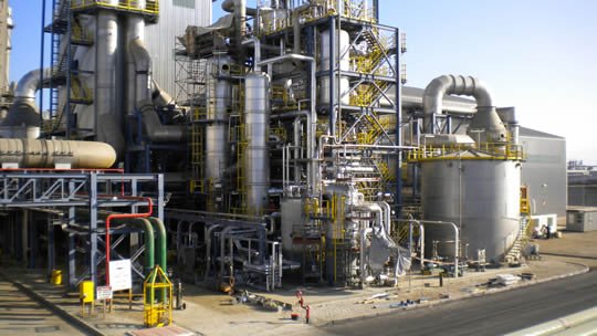 Chemical manufacturing plant