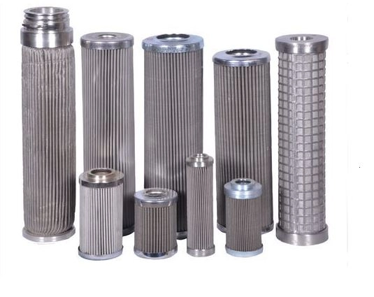 Stainless steel cartridge filter with different diameters