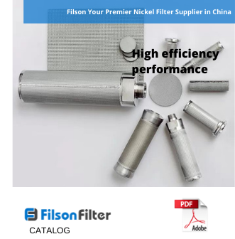 Filson Nickel Filter Catalog