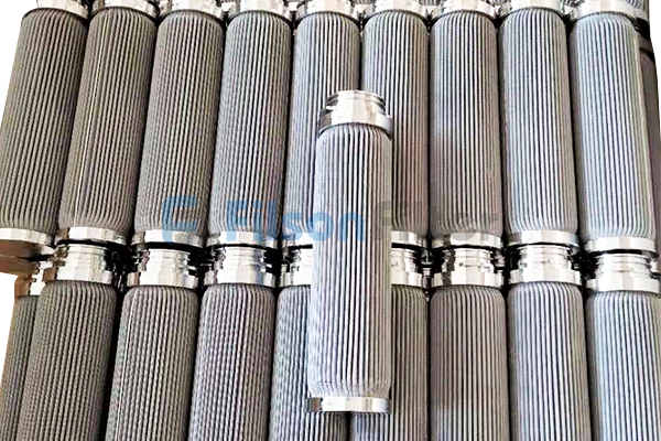 pleated sintered filter cartridge sintered stainless steel filter