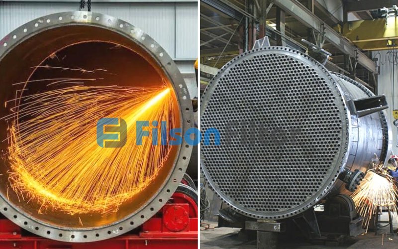Filson shell and tube heat exchanger manufacturing