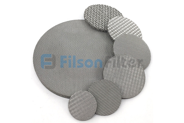 sintered woven wire mesh sintered stainless steel mesh disc