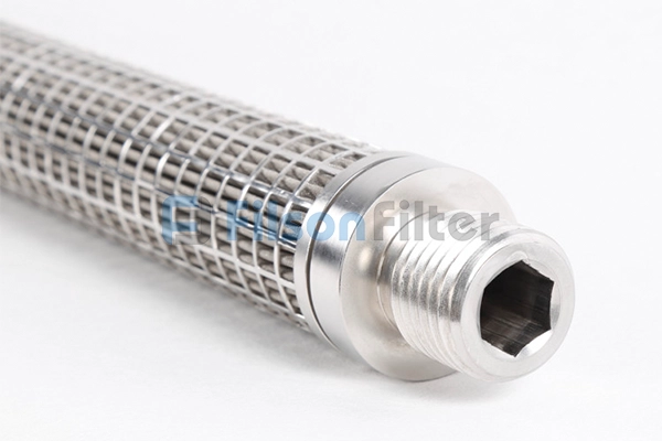 stainless steel candle filter element candle metal cartridge pleated filter element