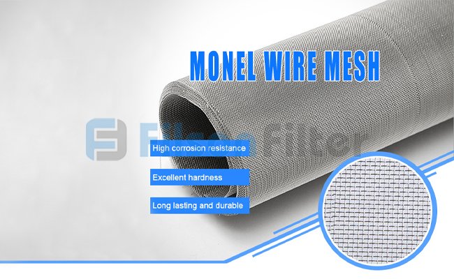 Monel wire mesh features