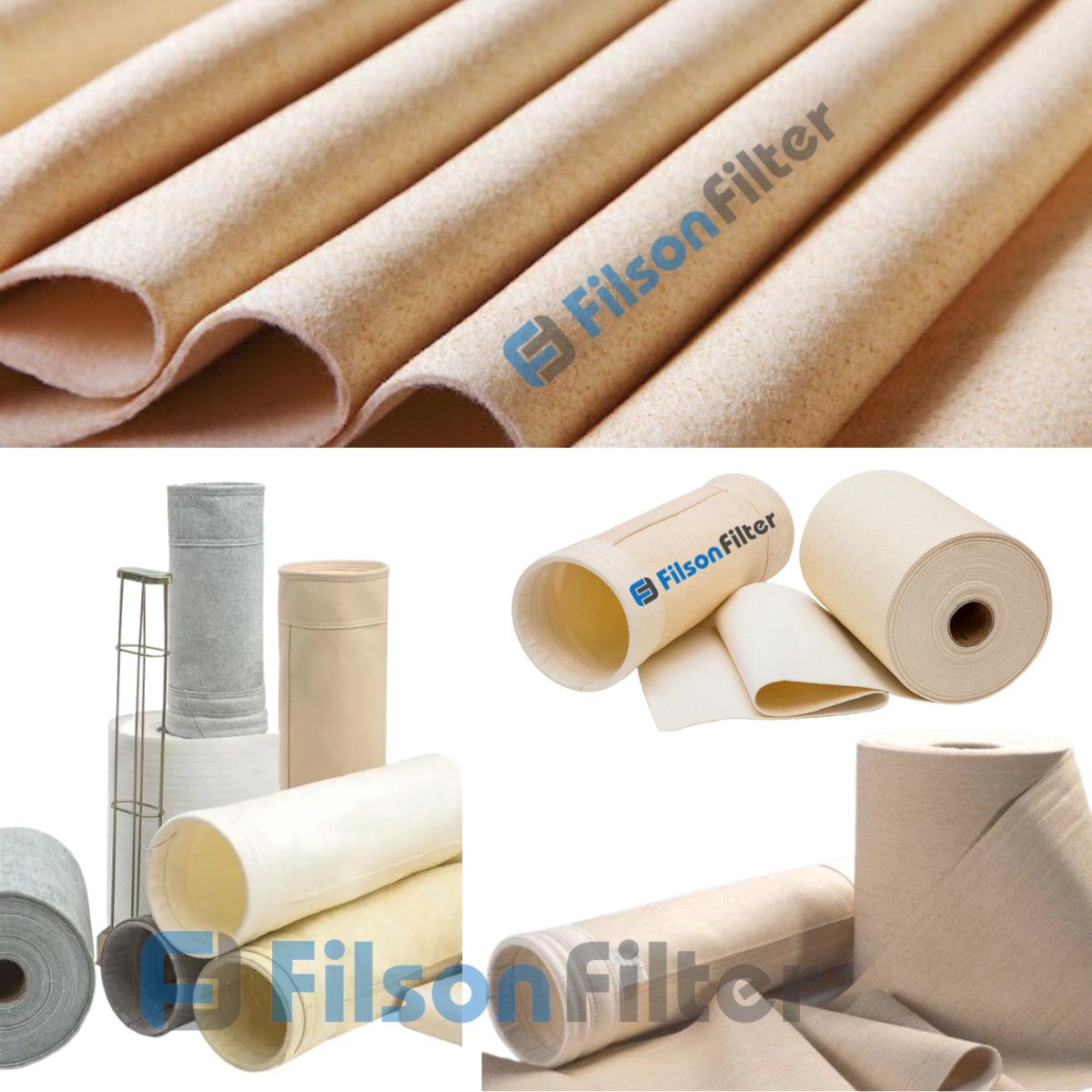 Nomex Filter Bags and Filter Rolls