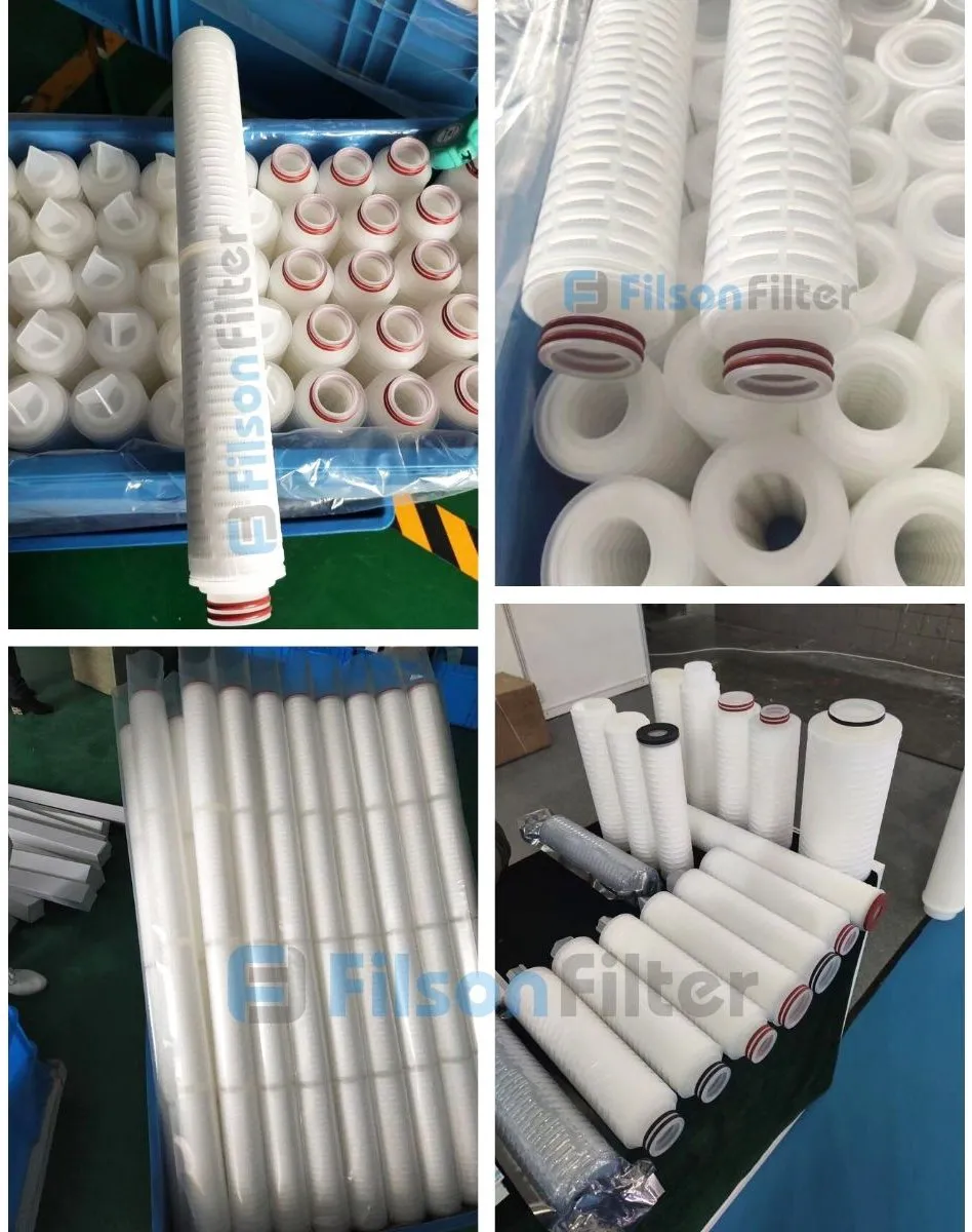 Pes pvdf membrane filter cartridge production and packing