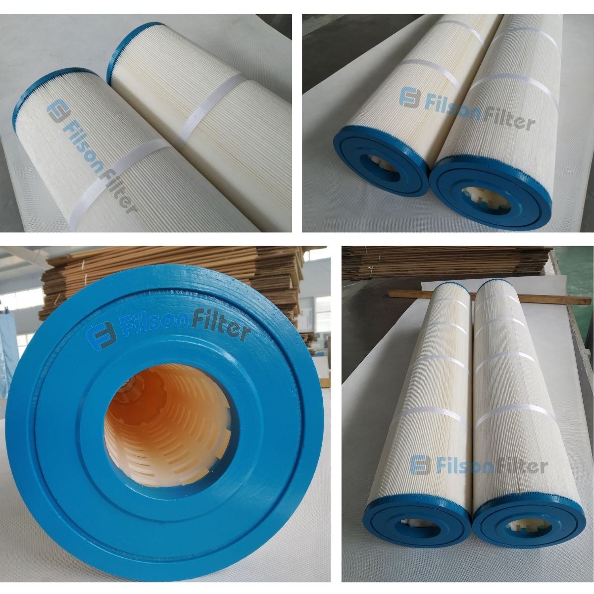 Pleated pool filter cartridge replacement
