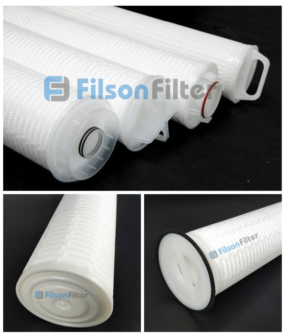 Replacement high flow water filter cartridge for Pall 3M Parker Pentair