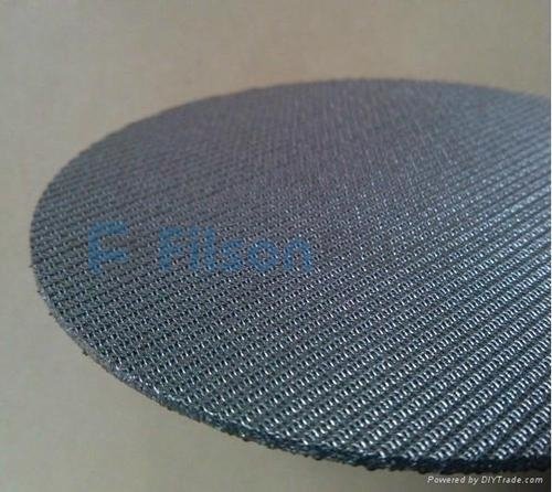 sintered metal filter disc