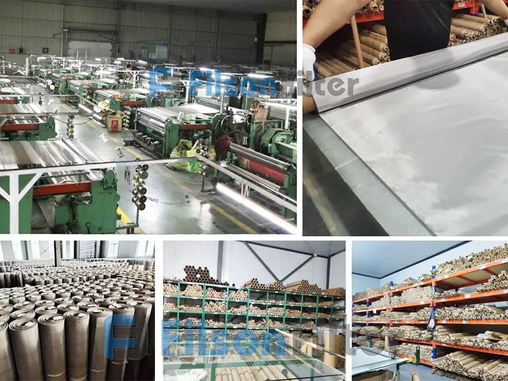 Stainless Steel Mesh Workshop and Warehouse
